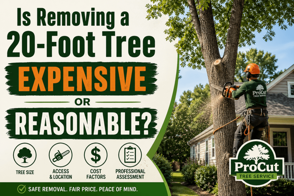 Average Cost to Remove a 20-Foot Tree 2026 Honest Pricing Facts
