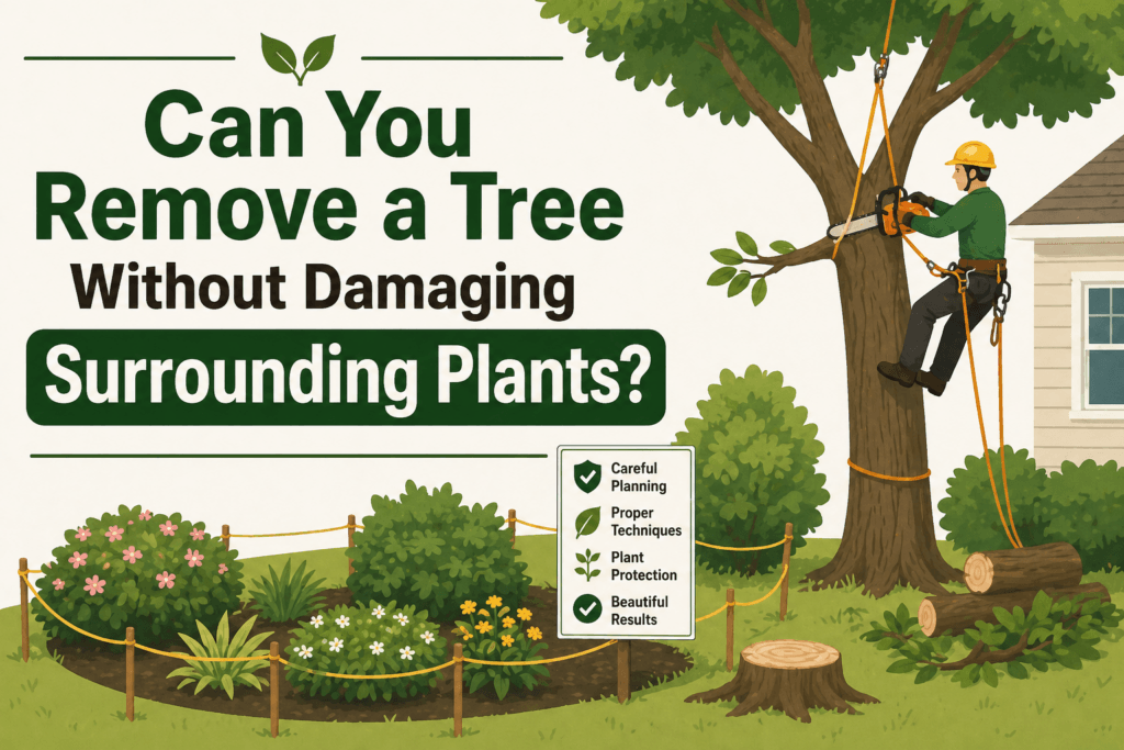 Tree Removal Near Plants 2026 Smart Damage-Free Tips